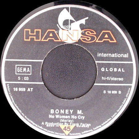 Boney M. - No Women No Cry / Daddy Cool side A