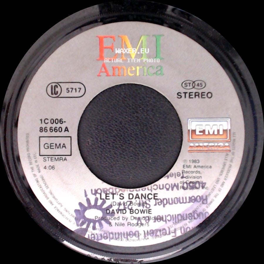 David Bowie - Let's Dance / Cat People (Putting Out Fire) side A