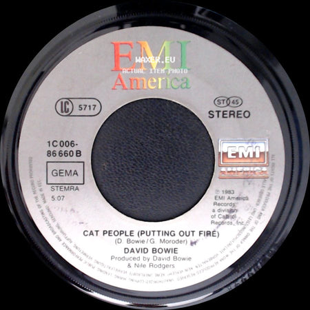 David Bowie - Let's Dance / Cat People (Putting Out Fire) side B