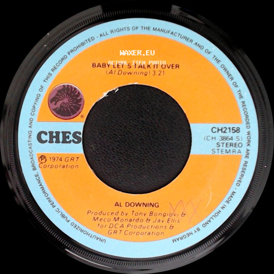 Al Downing - I'll Be Holding On / Baby Let's Talk It Over side B
