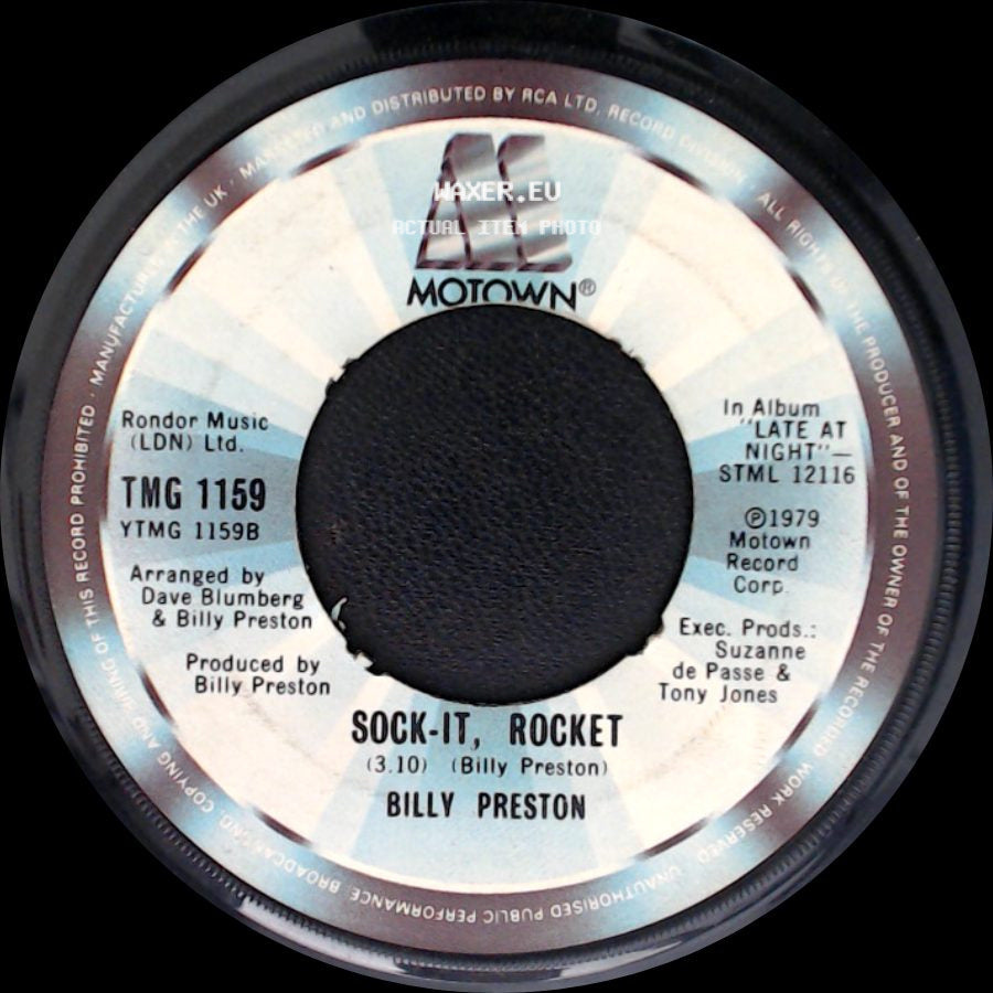 Billy Preston & Syreeta / Billy Preston - With You I'm Born Again (Vocal) / Sock-It, Rocket side B