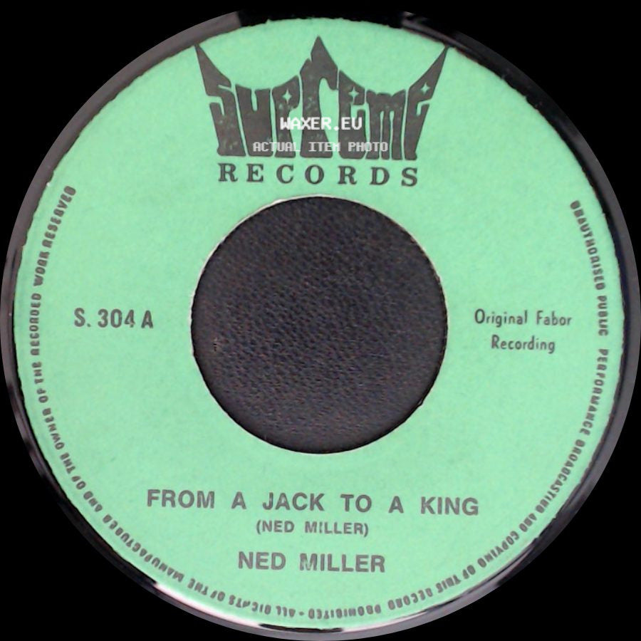 Ned Miller - From A Jack To A King / Parade Of Broken Hearts side A