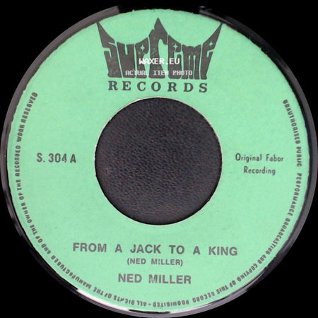 Ned Miller - From A Jack To A King / Parade Of Broken Hearts side A