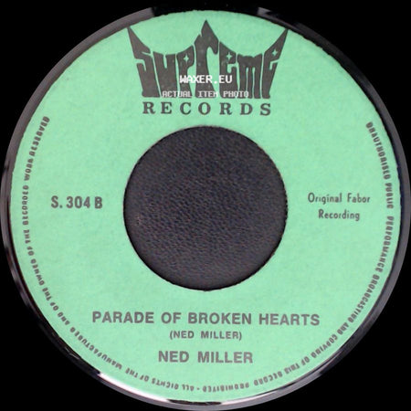 Ned Miller - From A Jack To A King / Parade Of Broken Hearts side B