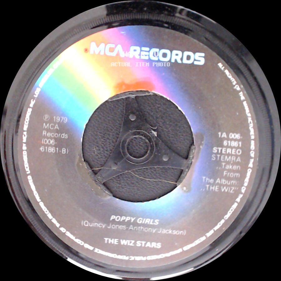 The Wiz Stars - Poppy Girls / Ease On Down The Road side A