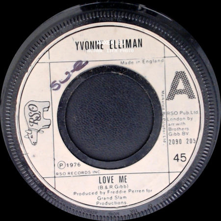 Yvonne Elliman - Love Me / (I Don't Know Why) I Keep Hangin' On side A