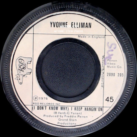 Yvonne Elliman - Love Me / (I Don't Know Why) I Keep Hangin' On side B