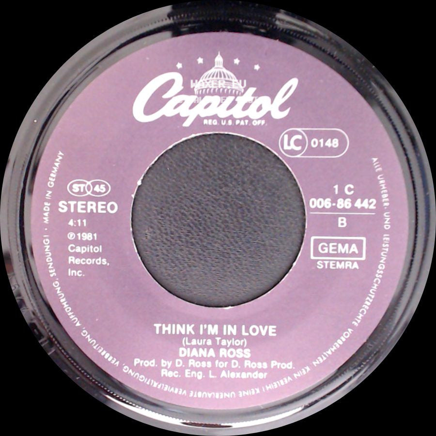 Diana Ross - Why Do Fools Fall In Love / Think I'm In Love side B