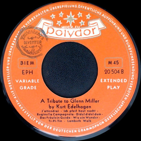 Kurt Edelhagen - A Tribute To Glenn Miller / A Tribute To Glenn Miller side A