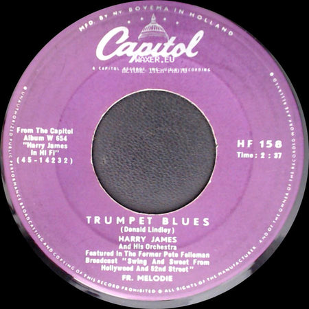Harry James And His Orchestra / Harry James - Trumpet Blues / Two O'clock Jump side A