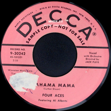 Four Aces Featuring Al Alberts - Bahama Mama / You're Mine side A