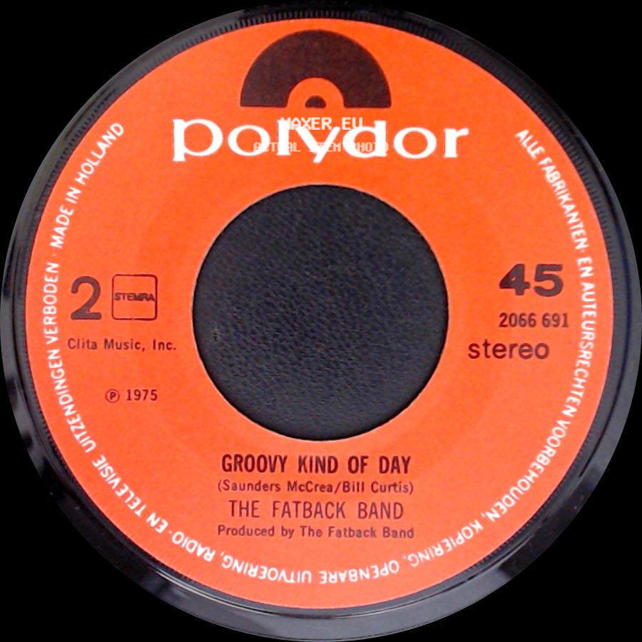 The Fatback Band - Party Time / Groovy Kind Of Day side B