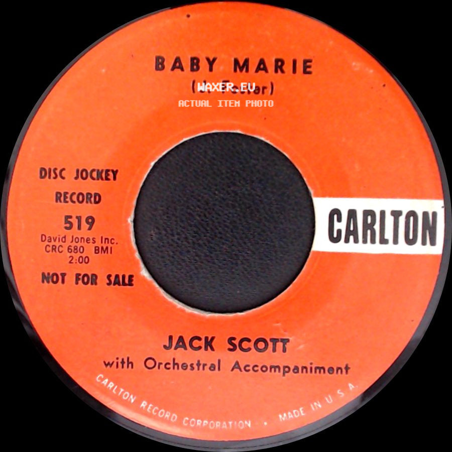 Jack Scott - Baby Marie / There Comes A Time side A