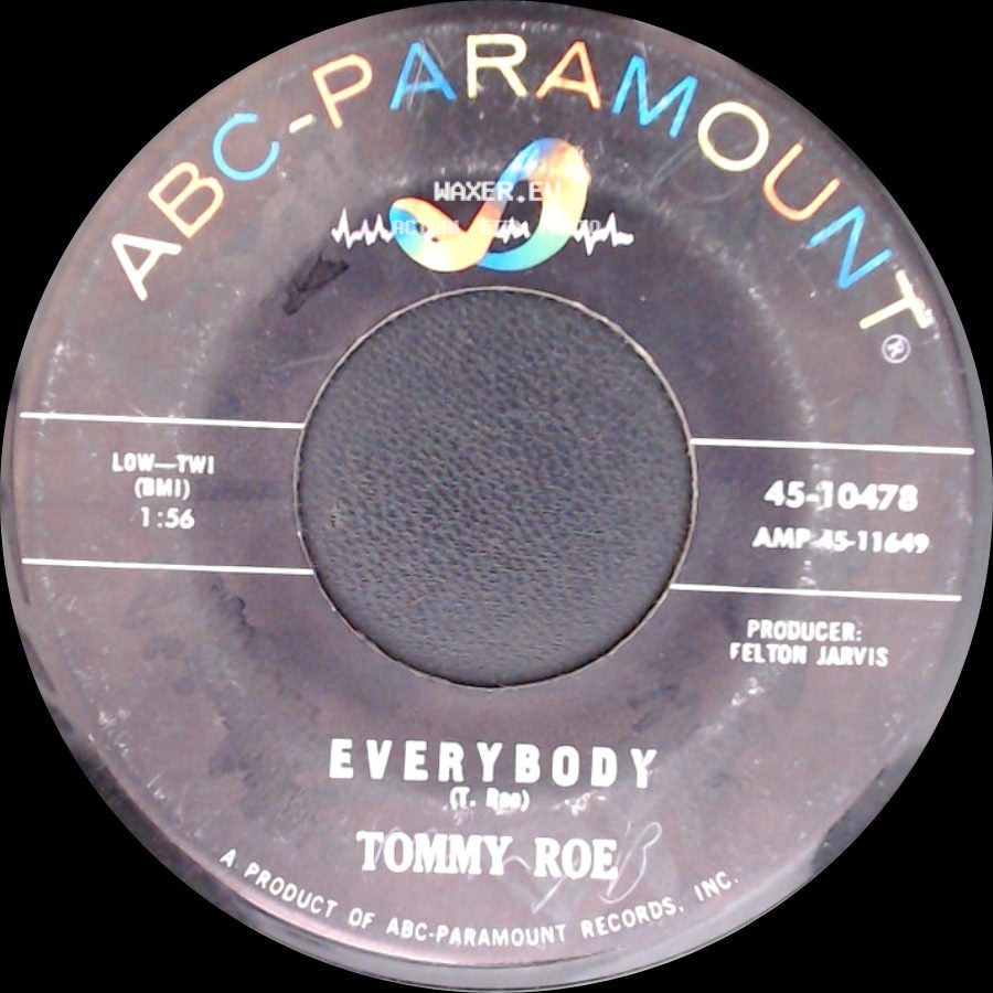 Tommy Roe - Sorry I'm Late, Lisa / Everybody side B