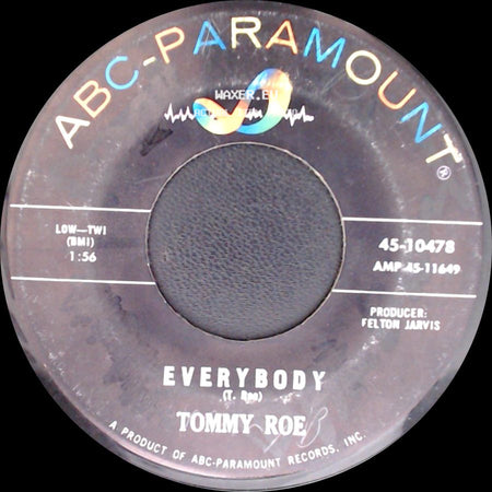 Tommy Roe - Sorry I'm Late, Lisa / Everybody side B