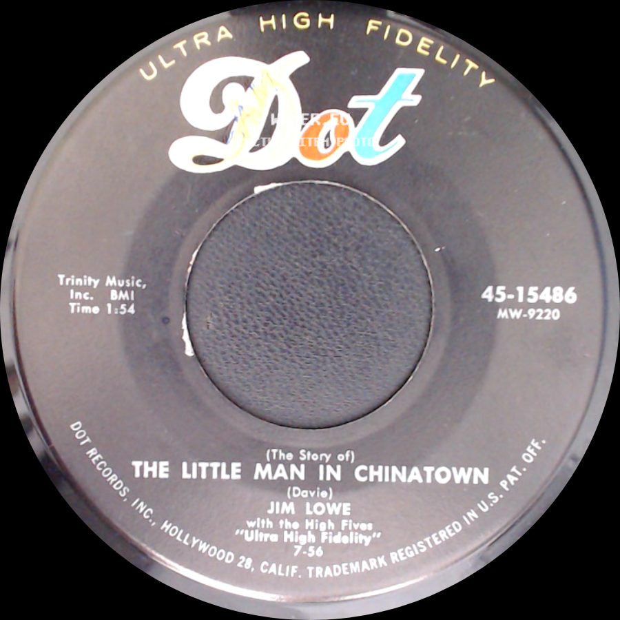 Jim Lowe - (The Story Of) The Little Man In Chinatown / The Green Door side A