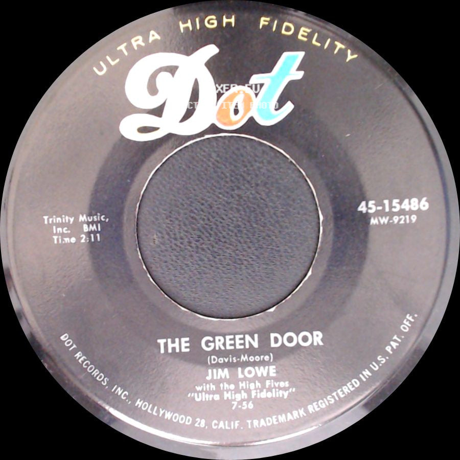 Jim Lowe - (The Story Of) The Little Man In Chinatown / The Green Door side B