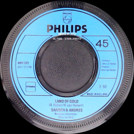 Sandra & Andres - Aime-Moi / Land Of Gold side B