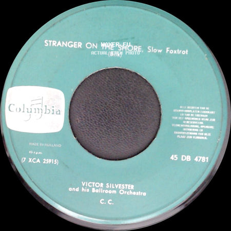 Victor Silvester And His Ballroom Orchestra - Stranger On The Shore, Slow Foxtrot / Maria, Slow Foxtrot side A