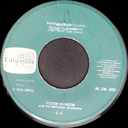 Victor Silvester And His Ballroom Orchestra - Stranger On The Shore, Slow Foxtrot / Maria, Slow Foxtrot side B