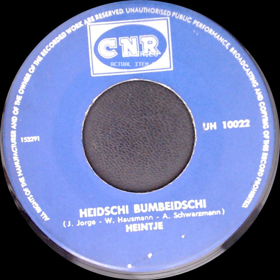 Heintje - Heidschi Bumbeidschi / Eine Kleine Abschiedsträne side A