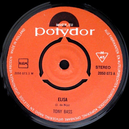 Tony Bass - Elisa / Duizende Sterren side A