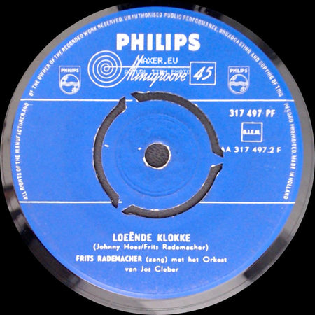 Frits Rademacher - Doe Bés Mie Maedje / Loeiende Klokke side B