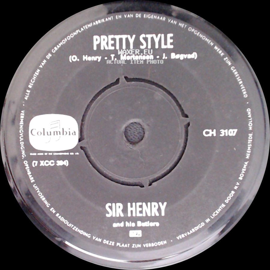 Sir Henry And His Butlers - Pretty Style / Camp side A
