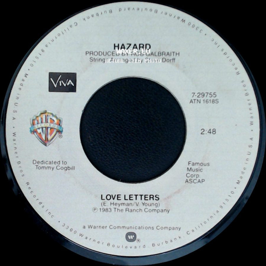 Island / Hazard - Hazard / Love Letters side B
