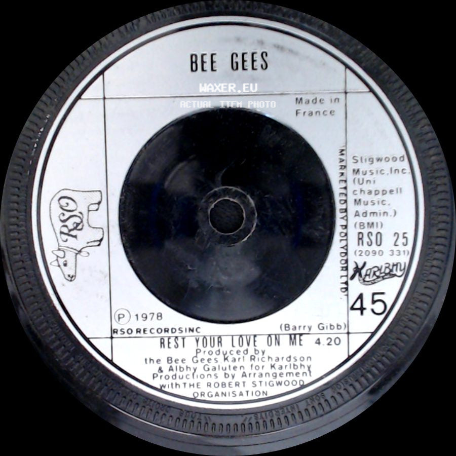 Bee Gees - Rest Your Love On Me / Too Much Heaven side A