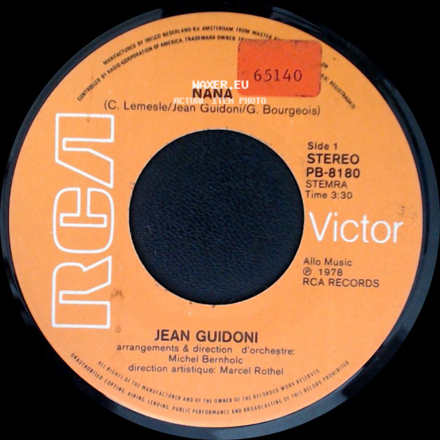 Jean Guidoni - Nana / Les Scarabees side A