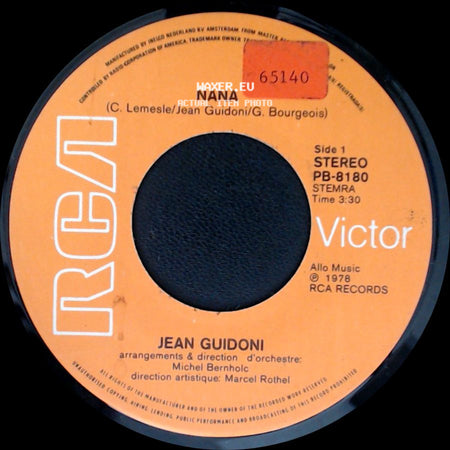 Jean Guidoni - Nana / Les Scarabees side A