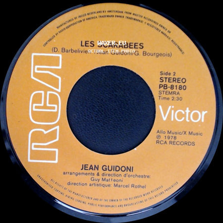 Jean Guidoni - Nana / Les Scarabees side B