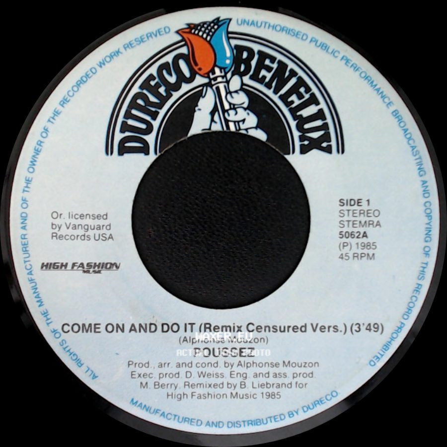 Poussez - Come On And Do It (Remix Censured Vers.) / Leave That Boy Alone side A