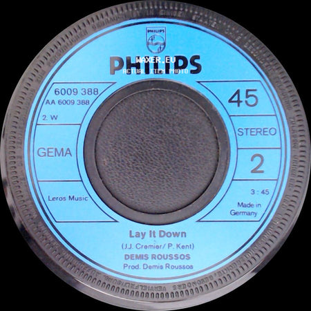 Demis Roussos - Lay It Down / My Friend The Wind side A