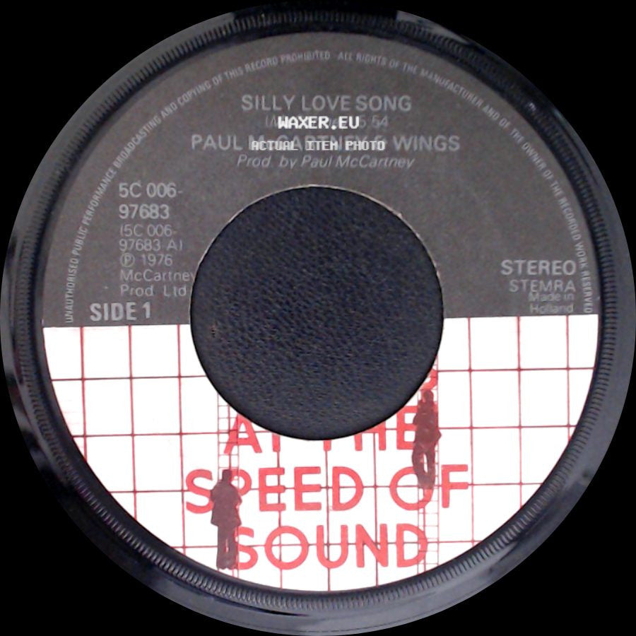 Paul Mccartney & Wings - Silly Love Song / Cook Of The House side A