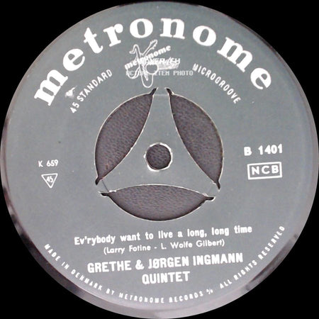 Grethe & Jørgen Ingmann Quintet - Mustapha / Ev'rybody Want To Live A Long, Long Time side B