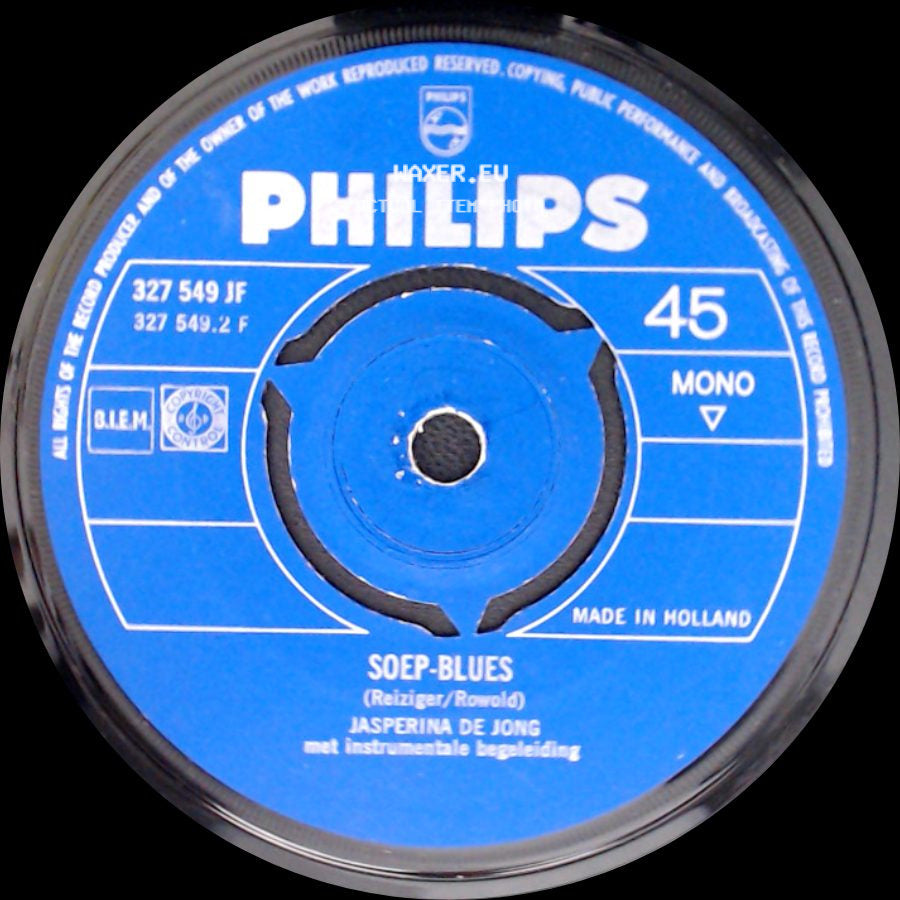 Jasperina De Jong - Soep-Blues / Call-Girl side A