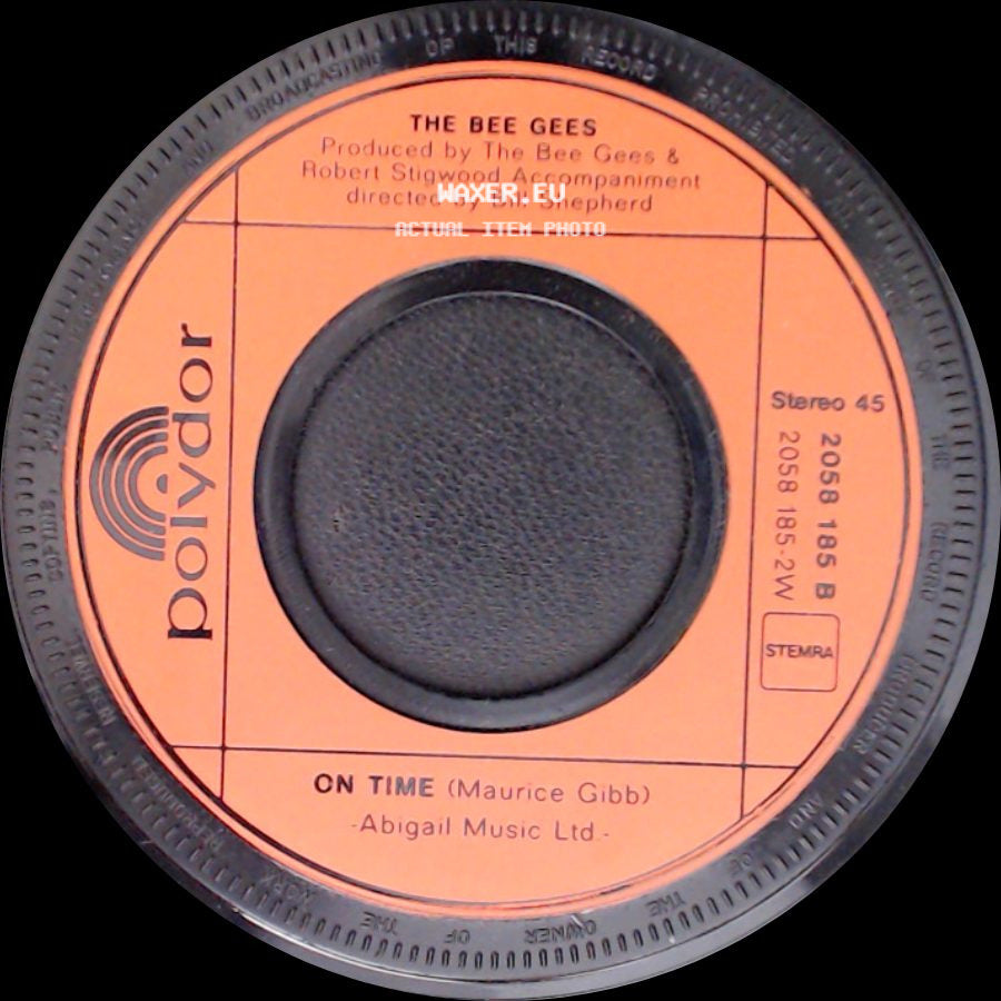 The Bee Gees - On Time / My World side A