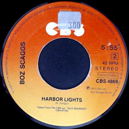 Boz Scaggs - What Can I Say / Harbor Lights side B