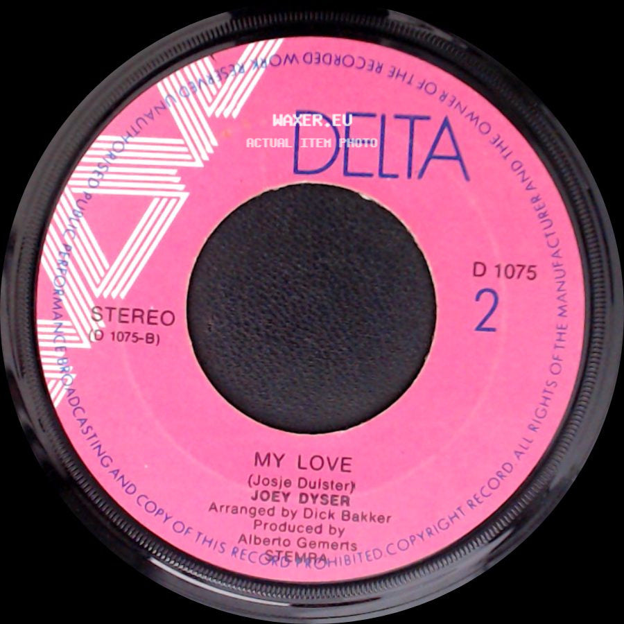 Joey Dyser - 100 Years / My Love side B