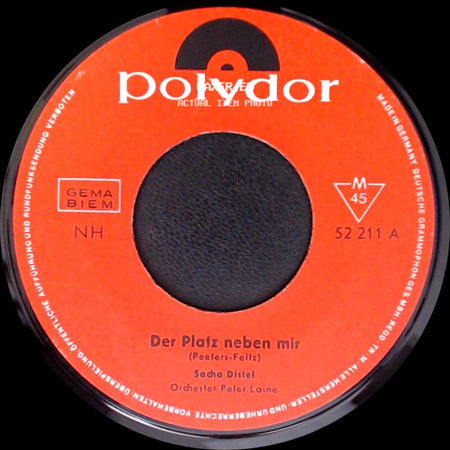 Sacha Distel - Zeig' Deine Hände (Ensena Tus Manos) / Der Platz Neben Mir side B