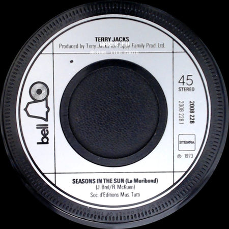Terry Jacks - Put The Bone In / Seasons In The Sun (Le Moribond) side B