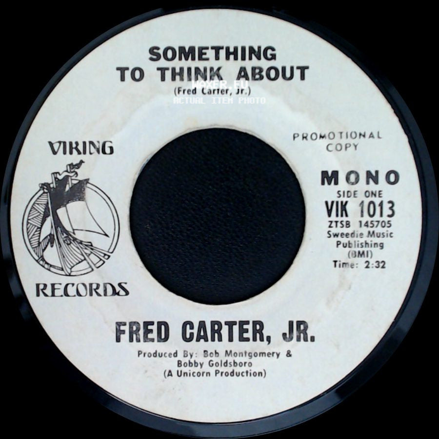 Fred Carter, Jr. - Something To Think About / Something To Think About side A