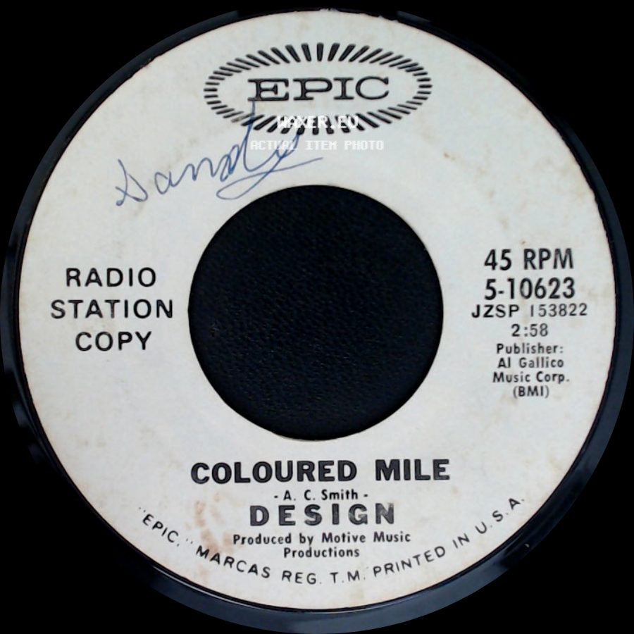 Design - Coloured Mile / Willow Stream side A