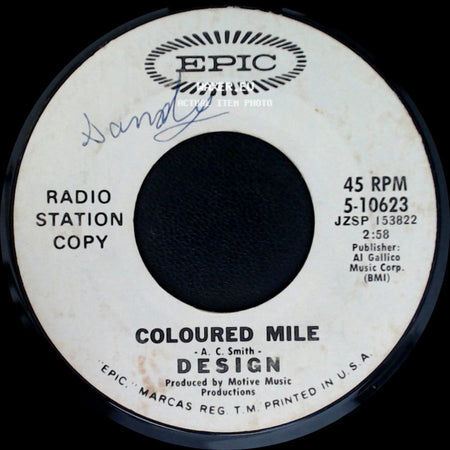 Design - Coloured Mile / Willow Stream side A