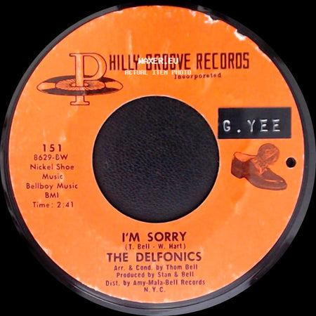 The Delfonics - You're Gone / I'm Sorry side B