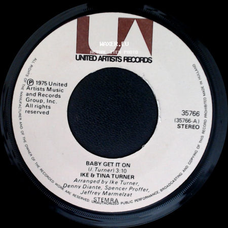 Ike & Tina Turner - Baby Get It On / Ready For You Baby side A