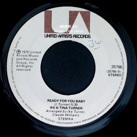 Ike & Tina Turner - Baby Get It On / Ready For You Baby side B