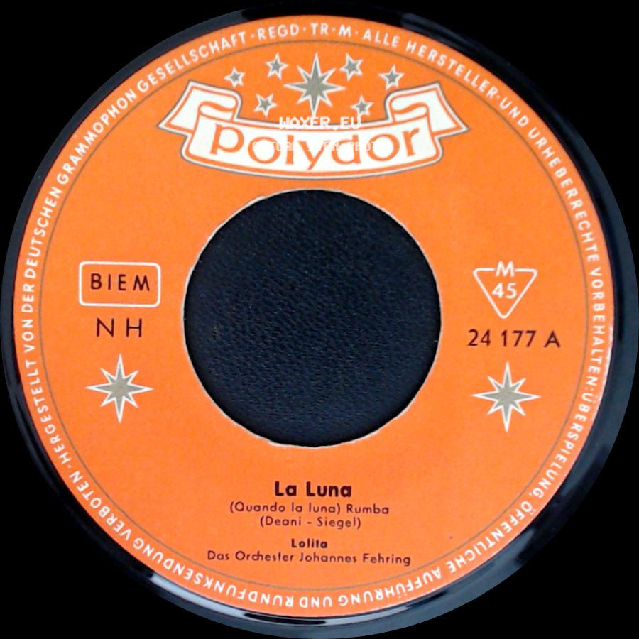 Lolita - La Luna / Seemann... (Deine Heimat Ist Das Meer) side A